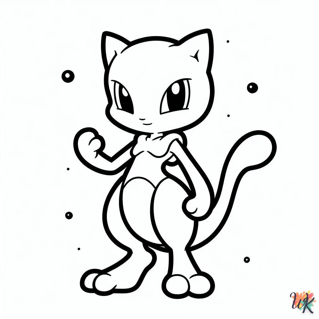 Dibujos Para Colorear Mewtwo