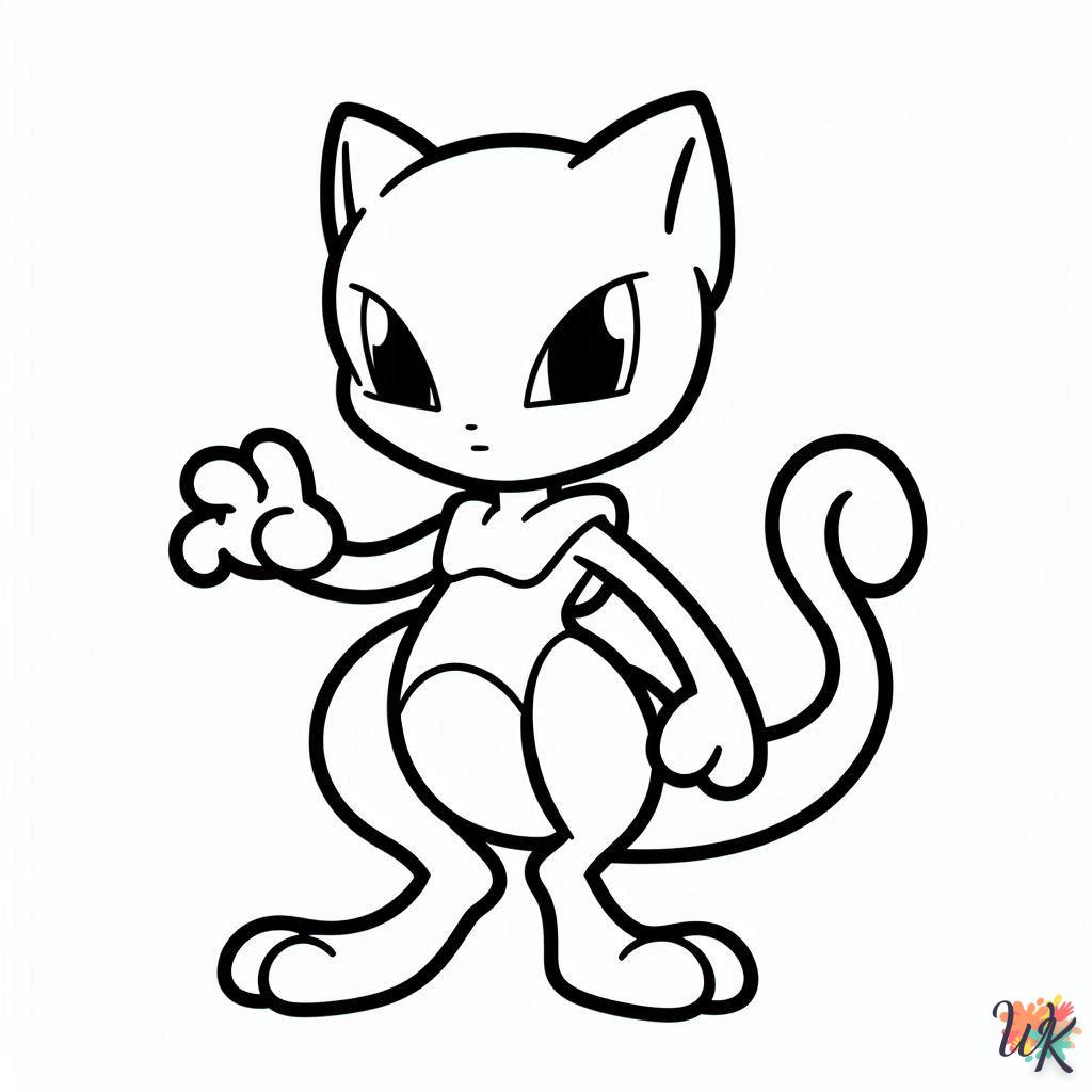 Dibujos Para Colorear Mewtwo