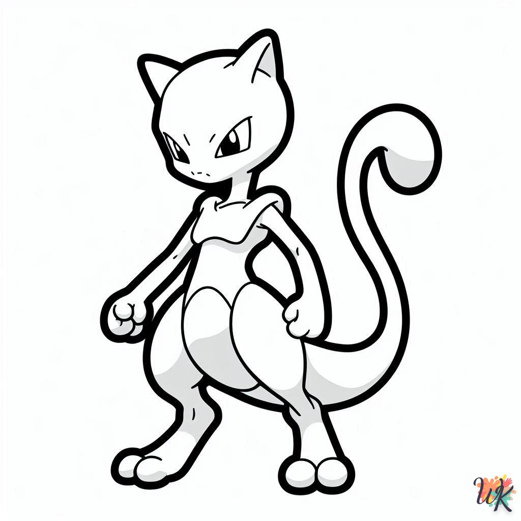 Dibujos Para Colorear Mewtwo