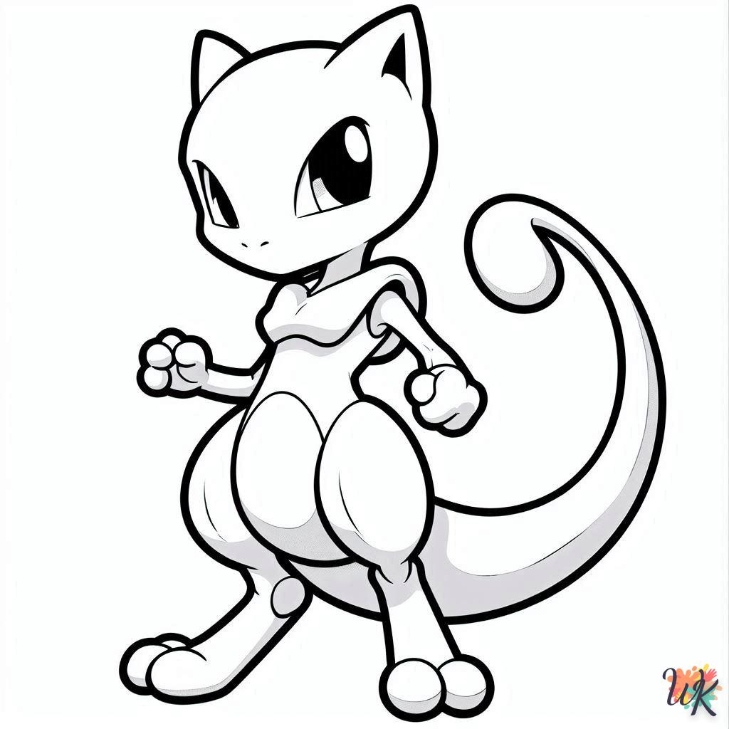 Dibujos Para Colorear Mewtwo