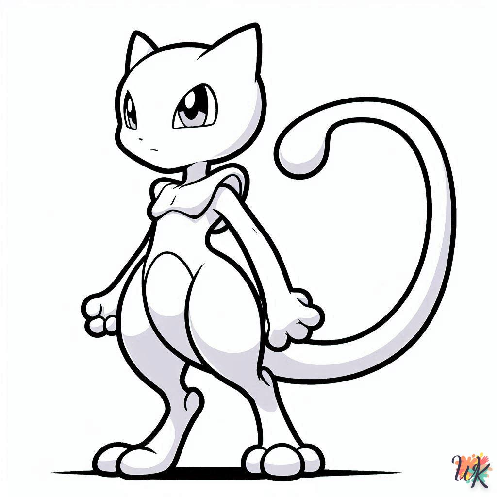 Dibujos Para Colorear Mewtwo