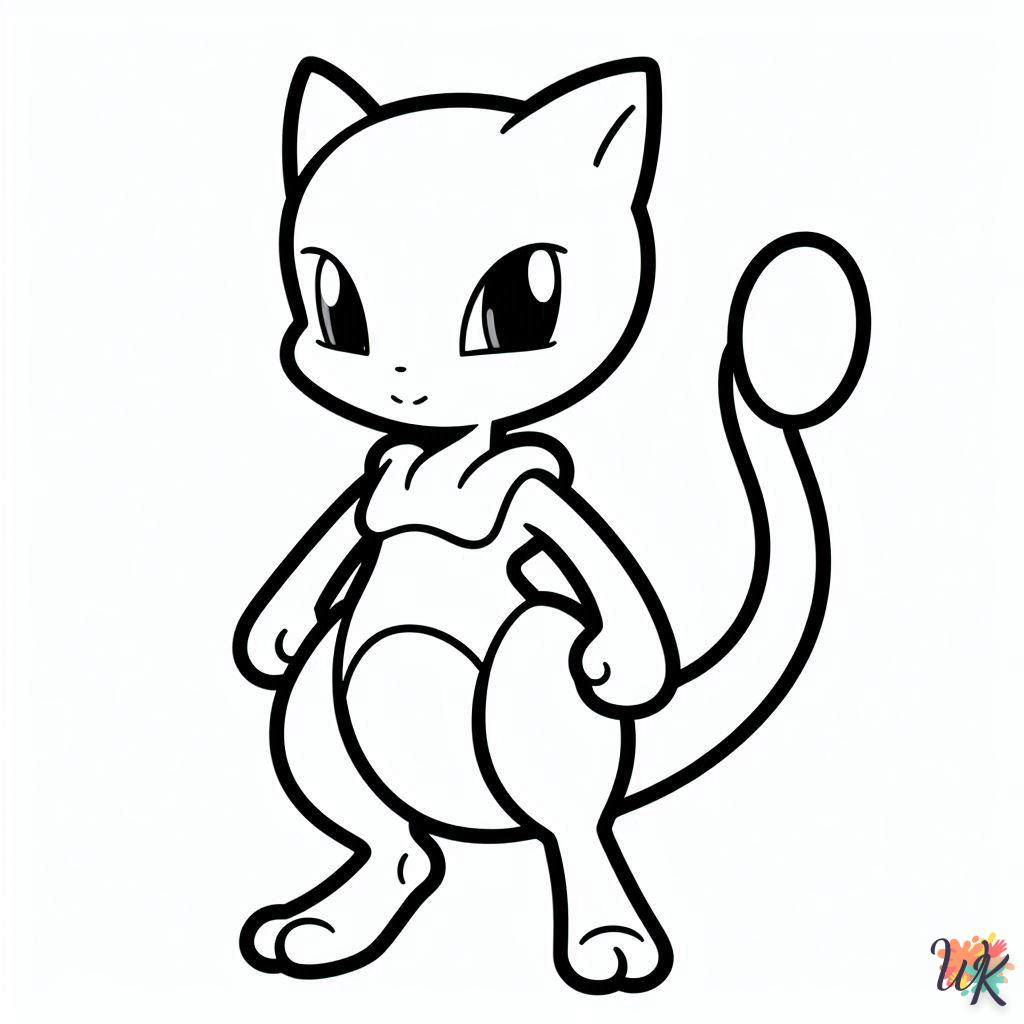 Dibujos Para Colorear Mewtwo