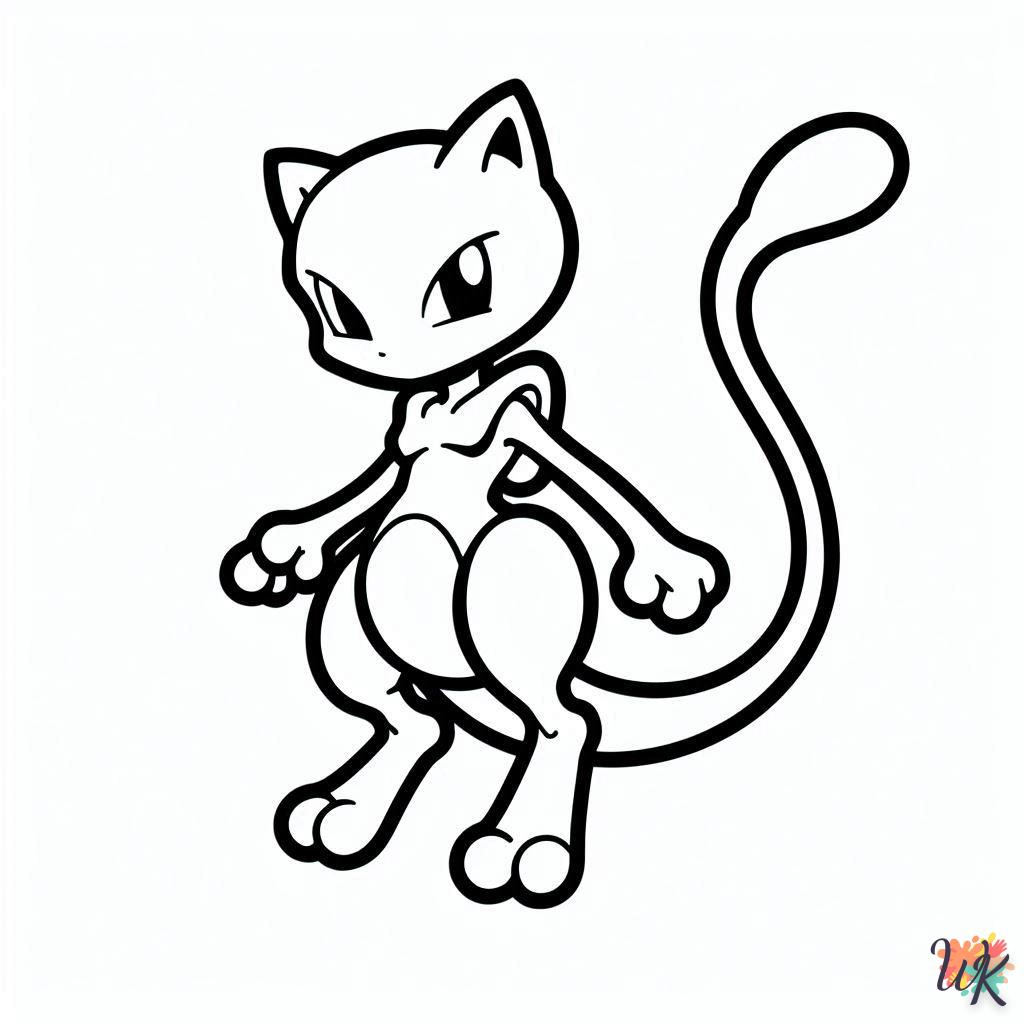 Dibujos Para Colorear Mewtwo