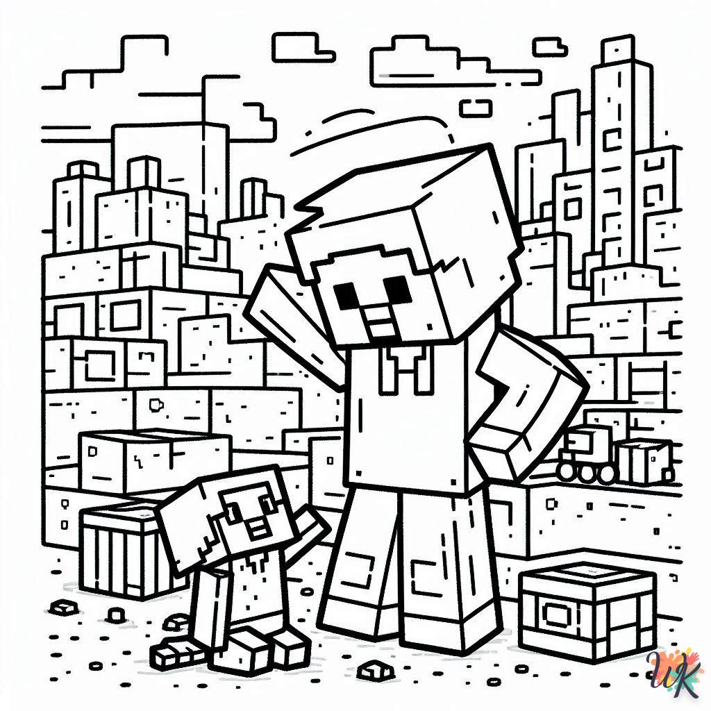 Dibujos Para Colorear Minecraft