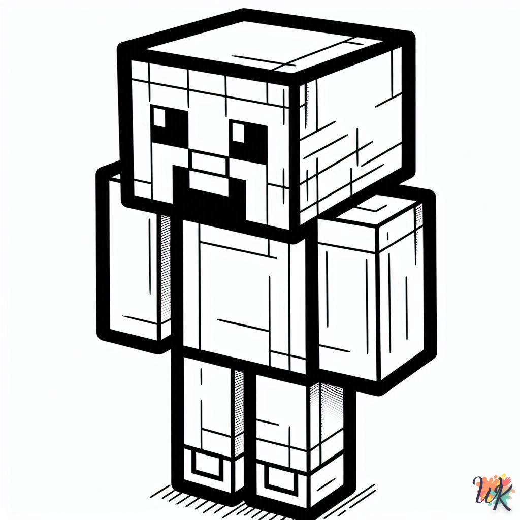 Dibujos Para Colorear Minecraft