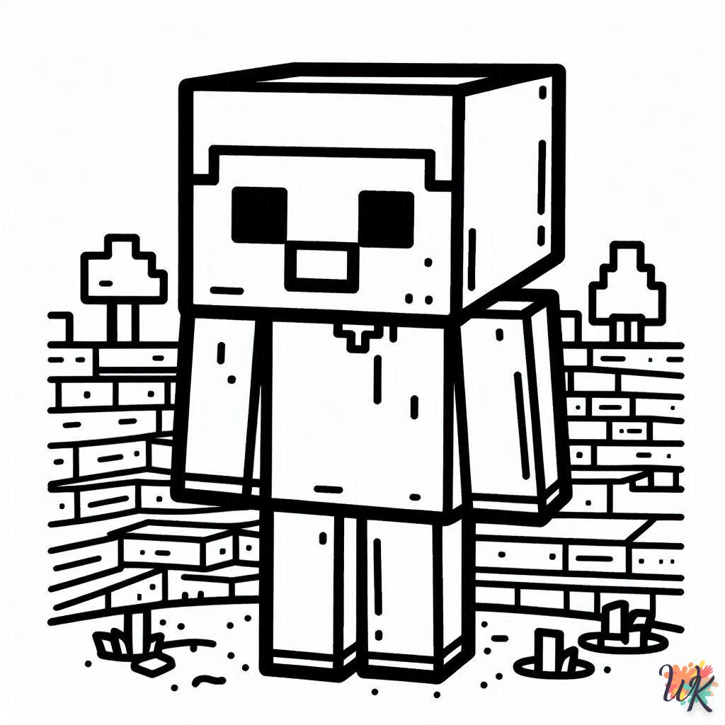 Dibujos Para Colorear Minecraft