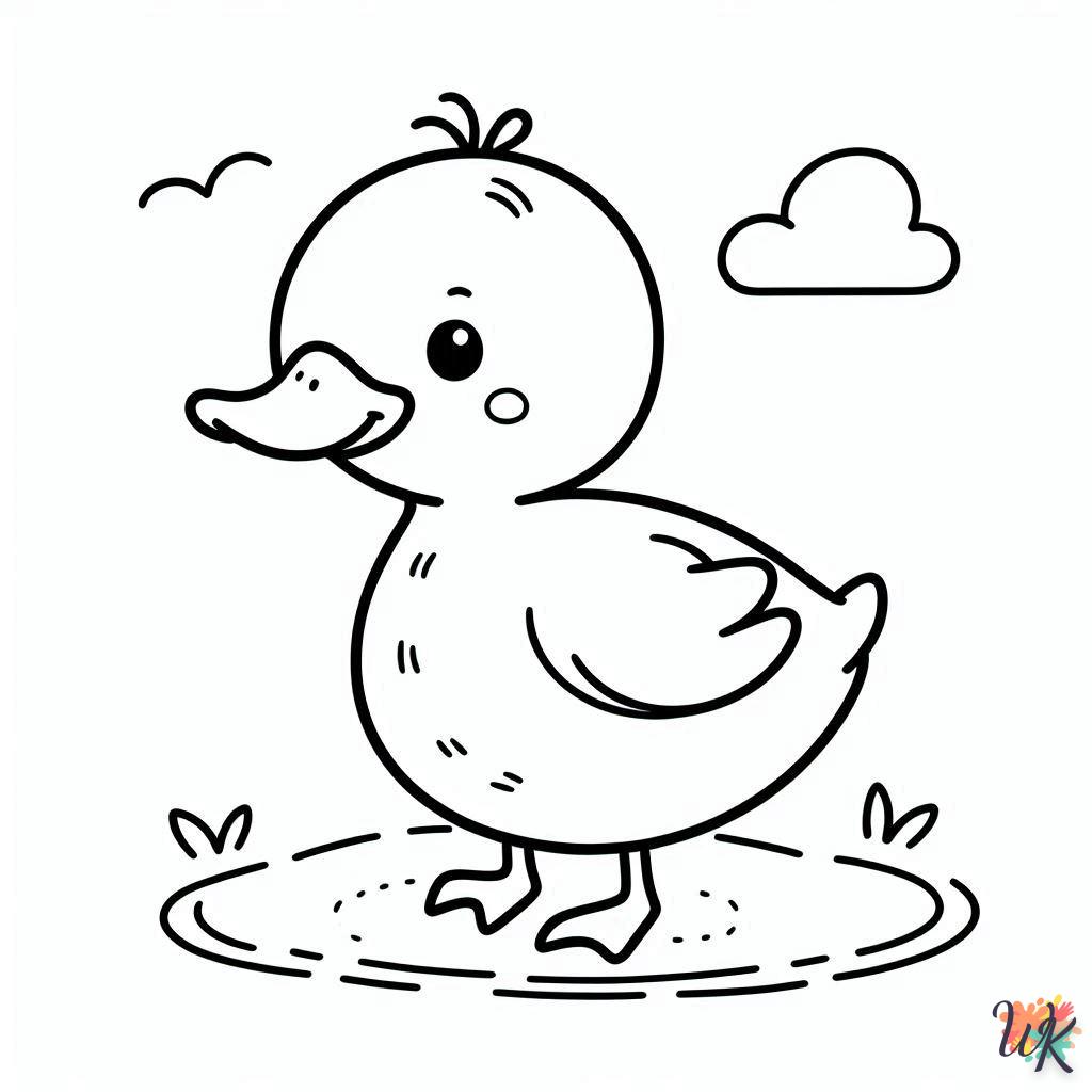 Dibujos Para Colorear Patos