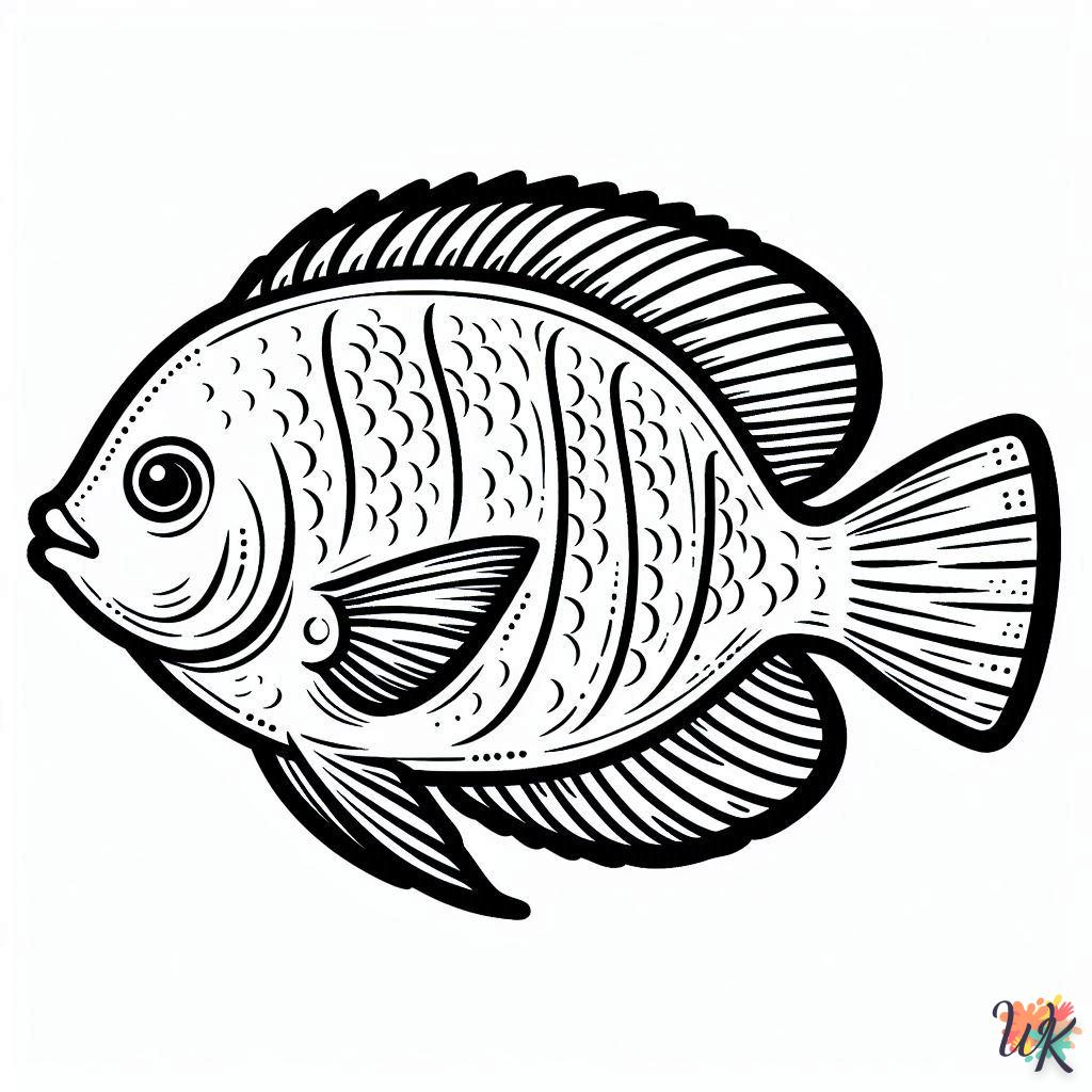 Dibujos Para Colorear Peces