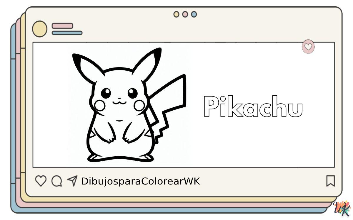 46 Dibujos Para Colorear Pikachu