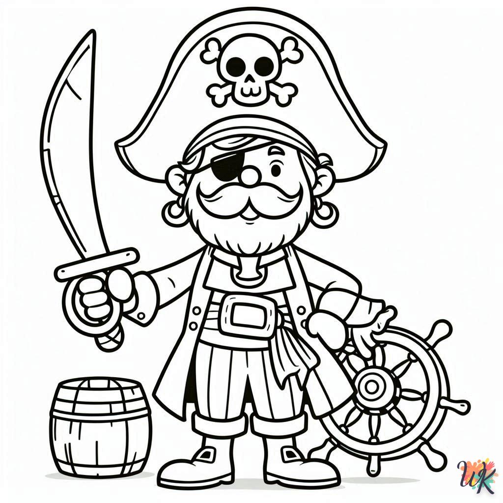 Dibujos Para Colorear Piratas