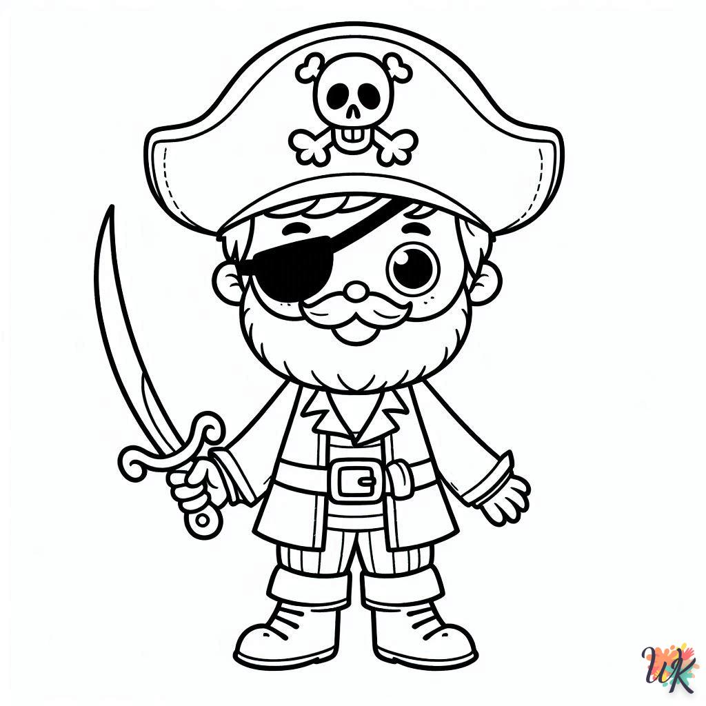 Dibujos Para Colorear Piratas