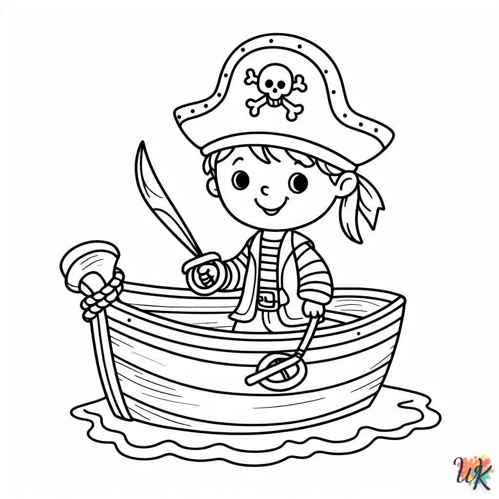 Dibujos Para Colorear Piratas