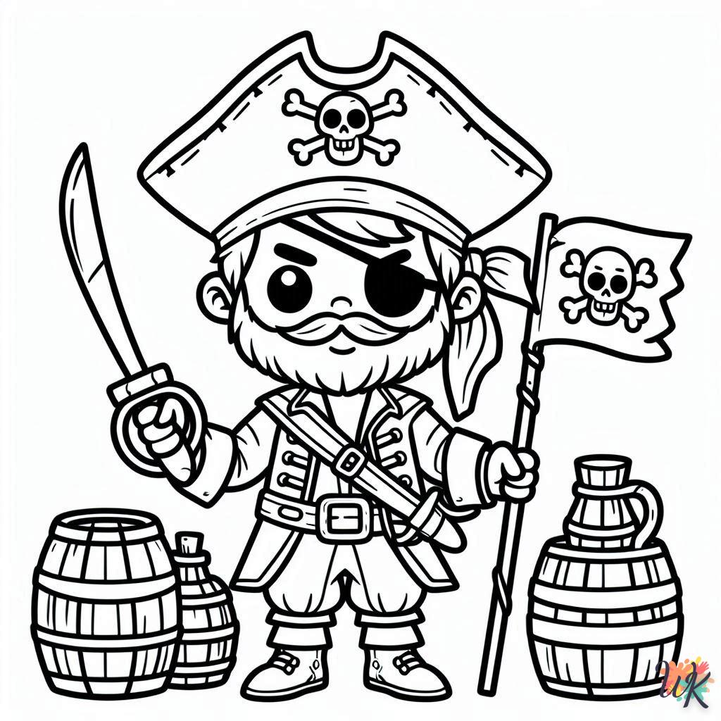 Dibujos Para Colorear Piratas