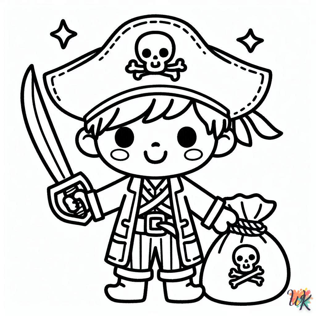 Dibujos Para Colorear Piratas