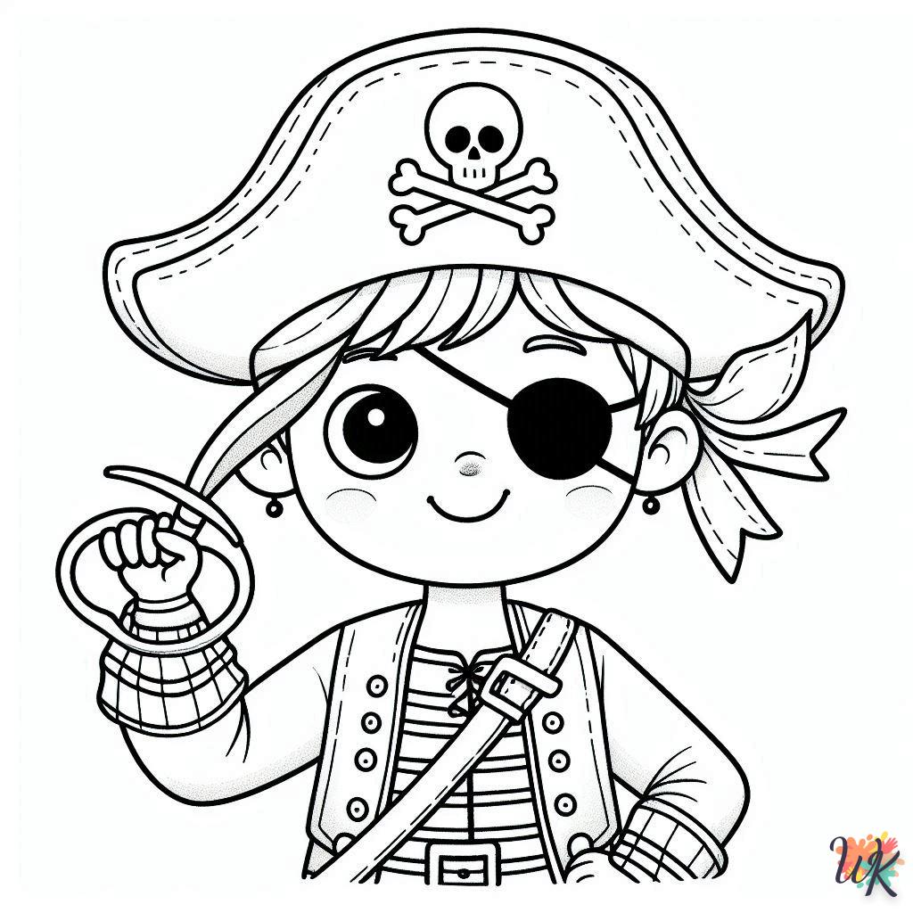 Dibujos Para Colorear Piratas