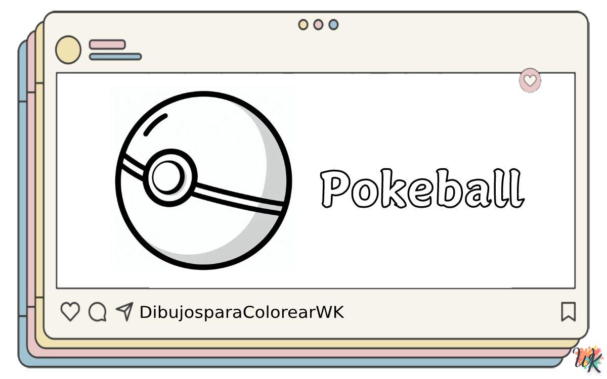 40 Dibujos Para Colorear Pokeball