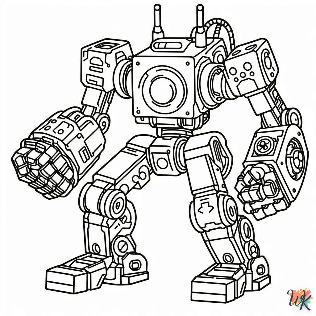 Dibujos Para Colorear Robot