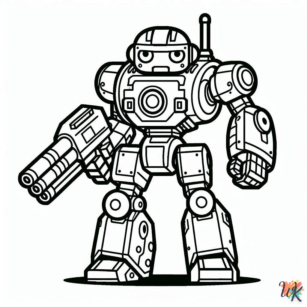 Dibujos Para Colorear Robot