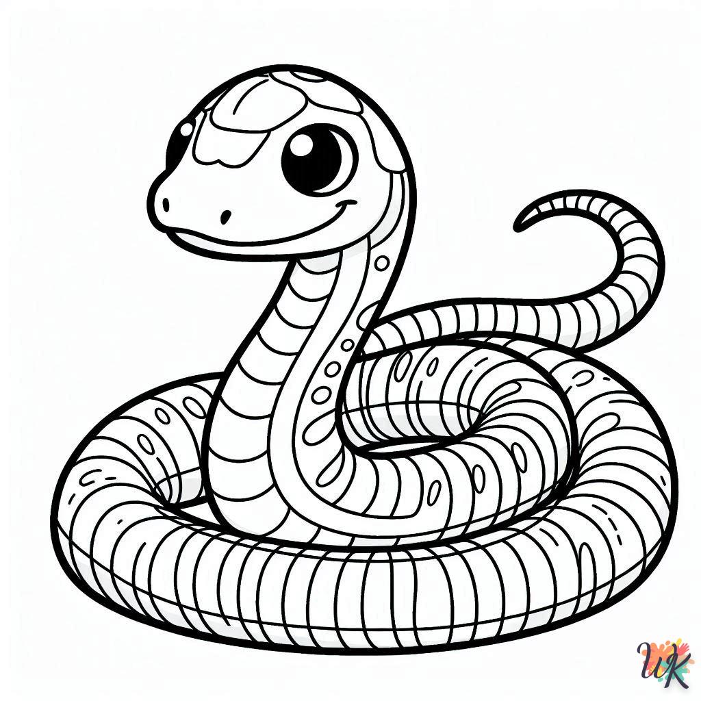 Dibujos Para Colorear Serpiente