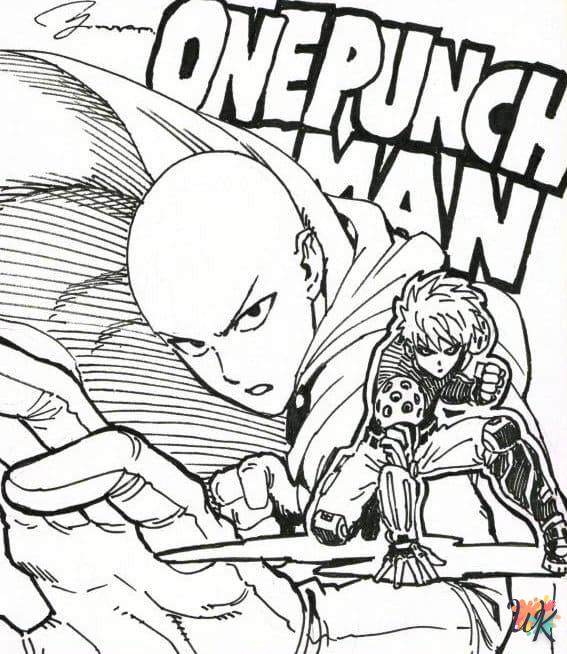 Dibujos para Colorear One Punch Man