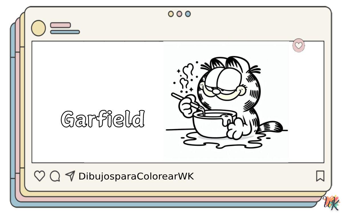 134 Dibujos Para Colorear Garfield