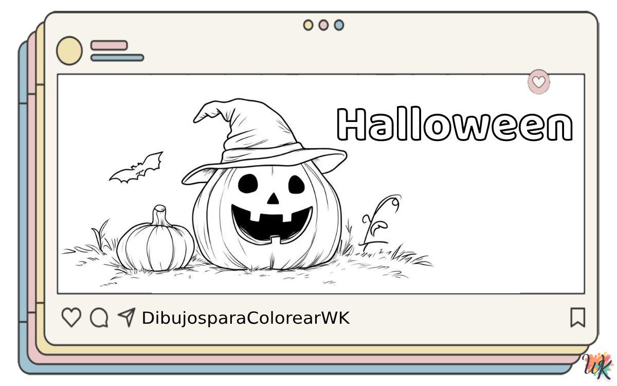 132 Dibujos Para Colorear Halloween