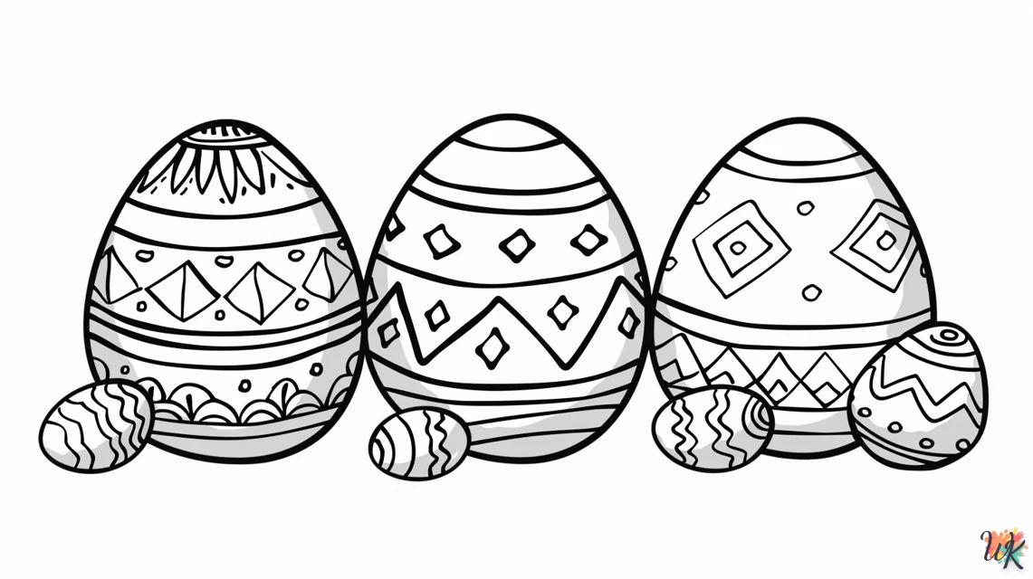 Huevos de Pascua Para Colorear