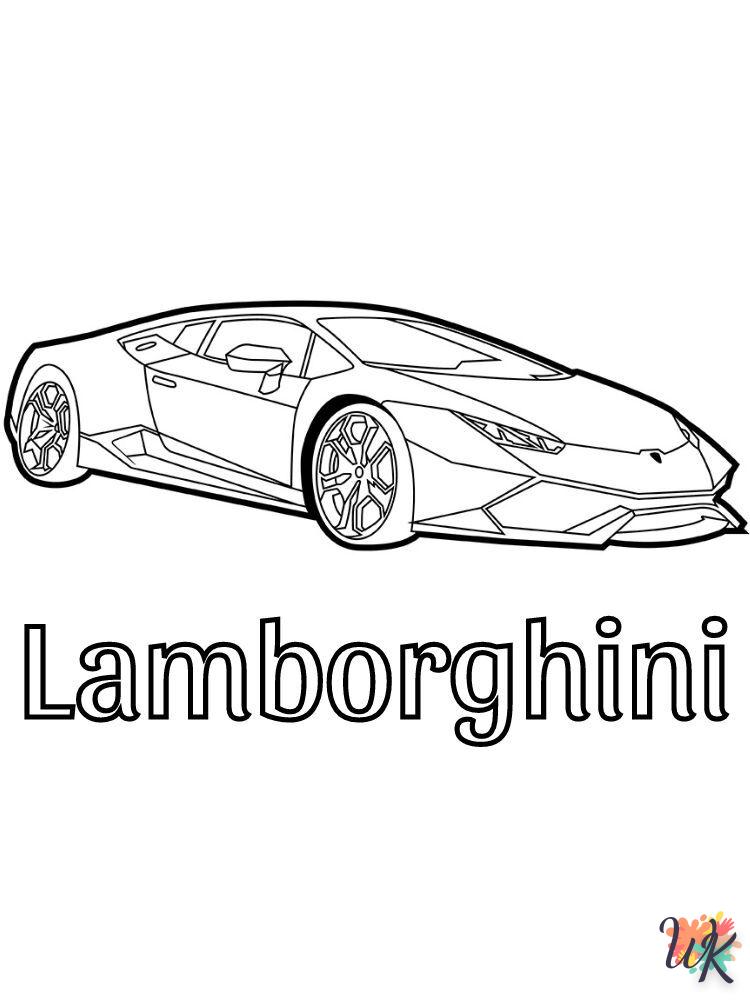 Lamborghini para colorear 2