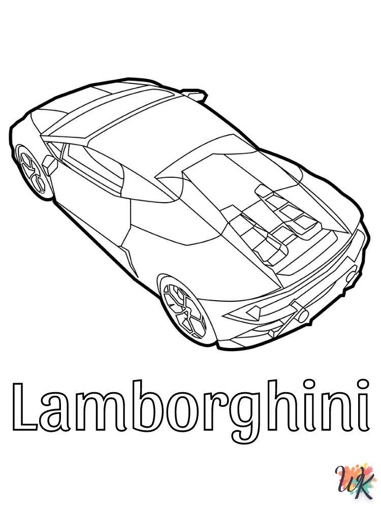 Lamborghini para colorear 3