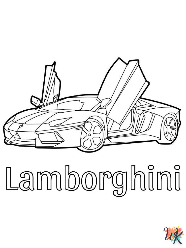 Lamborghini para colorear 5