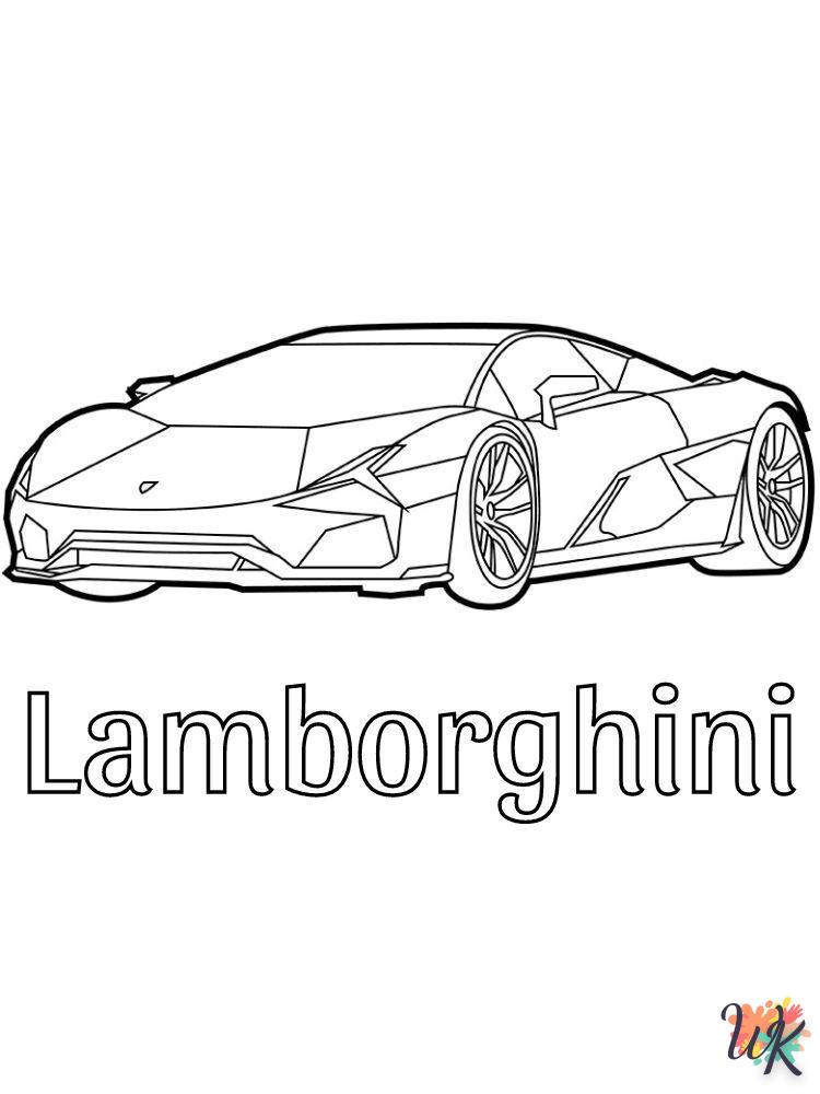 Lamborghini para colorear 6