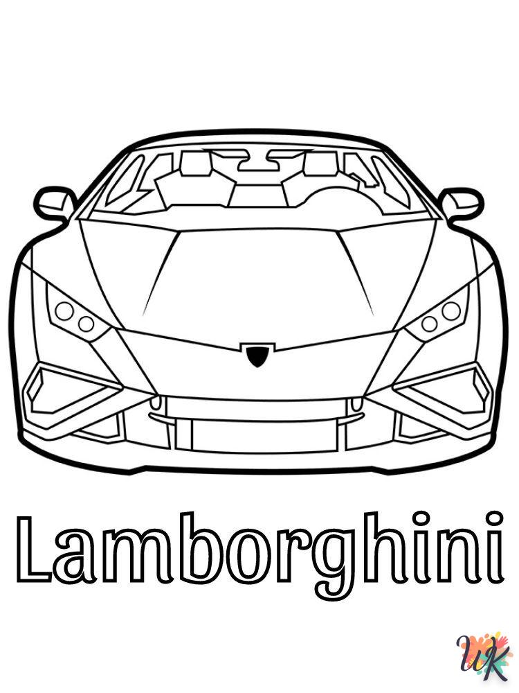 Lamborghini para colorear 7