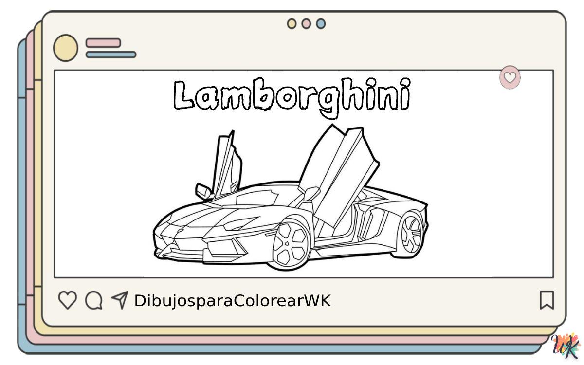 Lamborghini 3 30 Dibujos Para Colorear Lamborghini