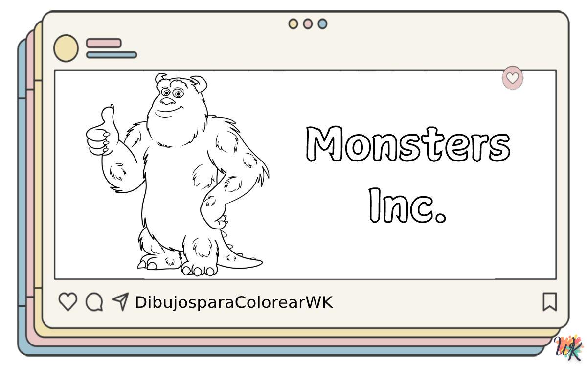 Monsters Inc. 6 73 Dibujos Para Colorear Monsters Inc.