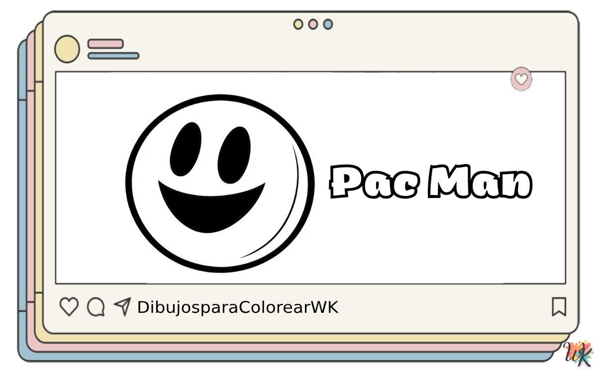 Pac Man 5 26 Dibujos Para Colorear Pac Man