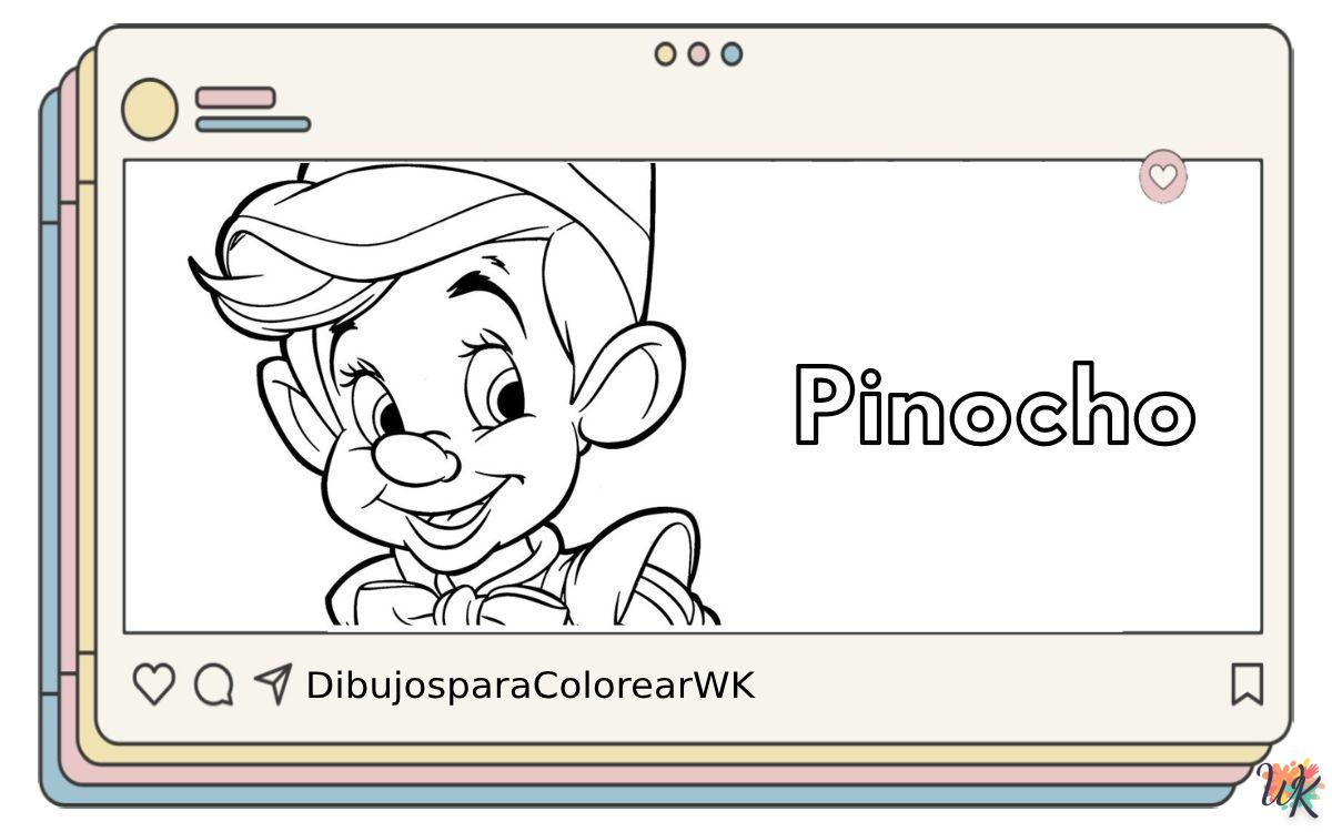 85 Dibujos Para Colorear Pinocchio