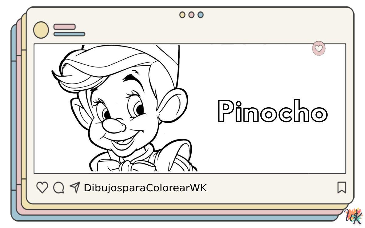 Pinocchio 6 85 Dibujos Para Colorear Pinocchio