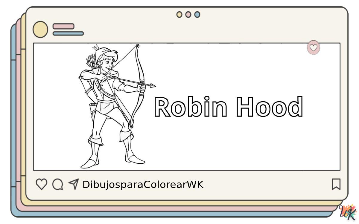 Robin Hood 5 102 Dibujos Para Colorear Robin Hood