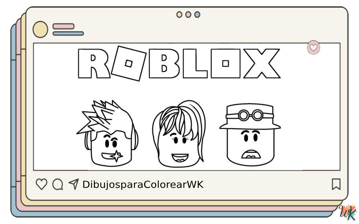 Roblox 5 63 Dibujos Para Colorear Roblox
