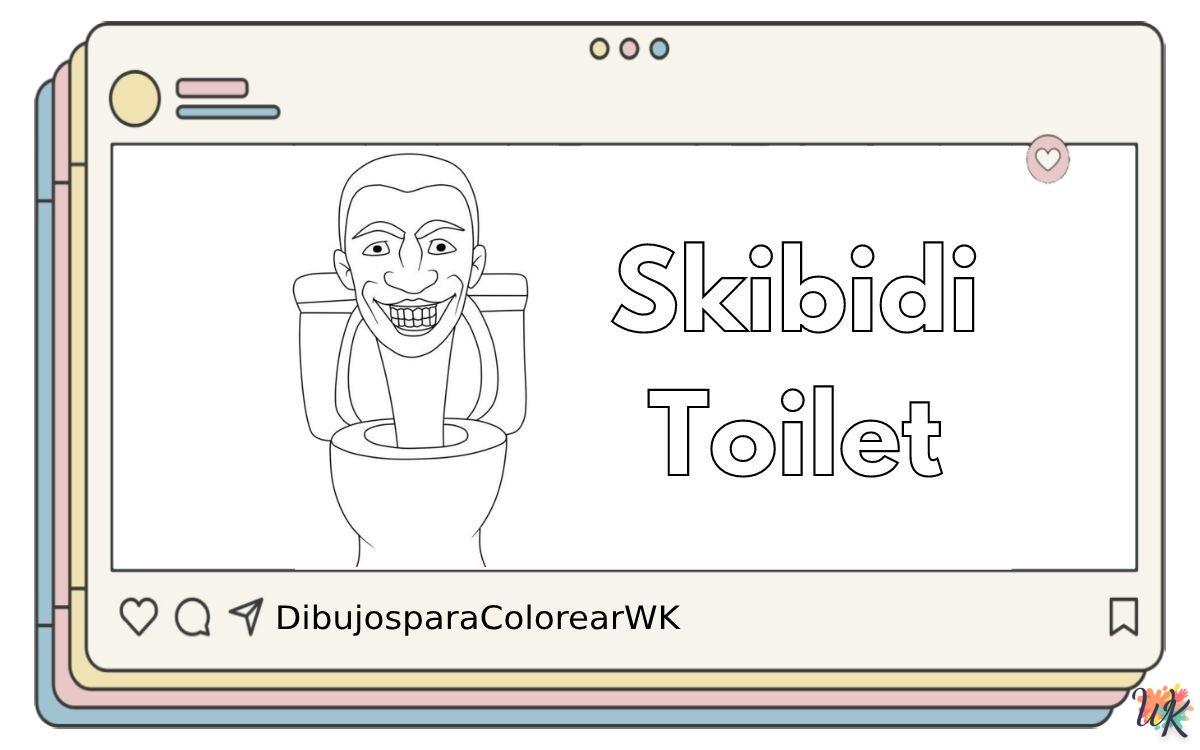 23 Dibujos Para Colorear Skibidi Toilet