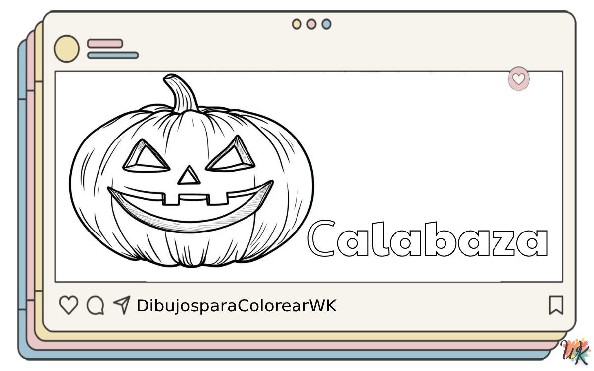 Сalabaza 4 91 Dibujos Para Colorear Сalabaza