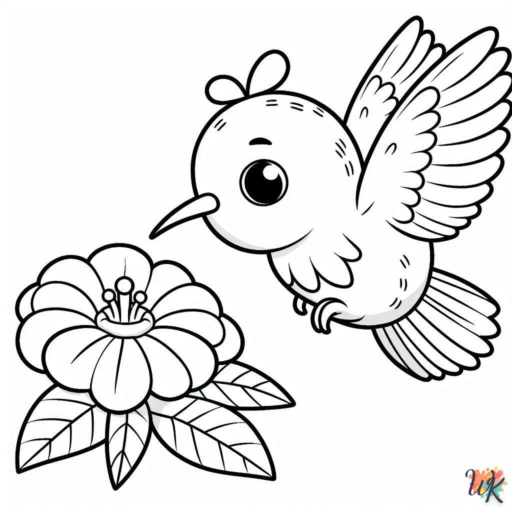 Dibujos Para Colorear Colibríes