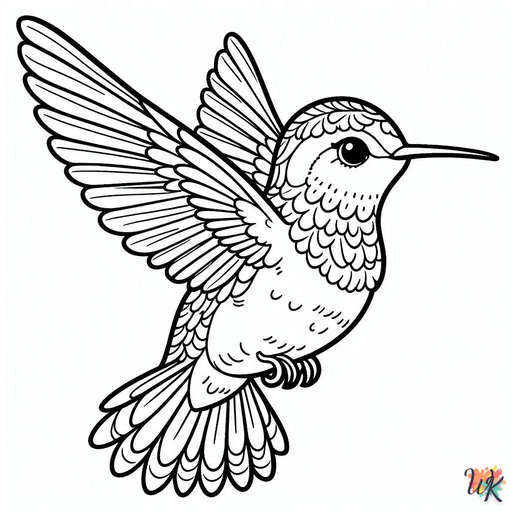 Dibujos Para Colorear Colibríes