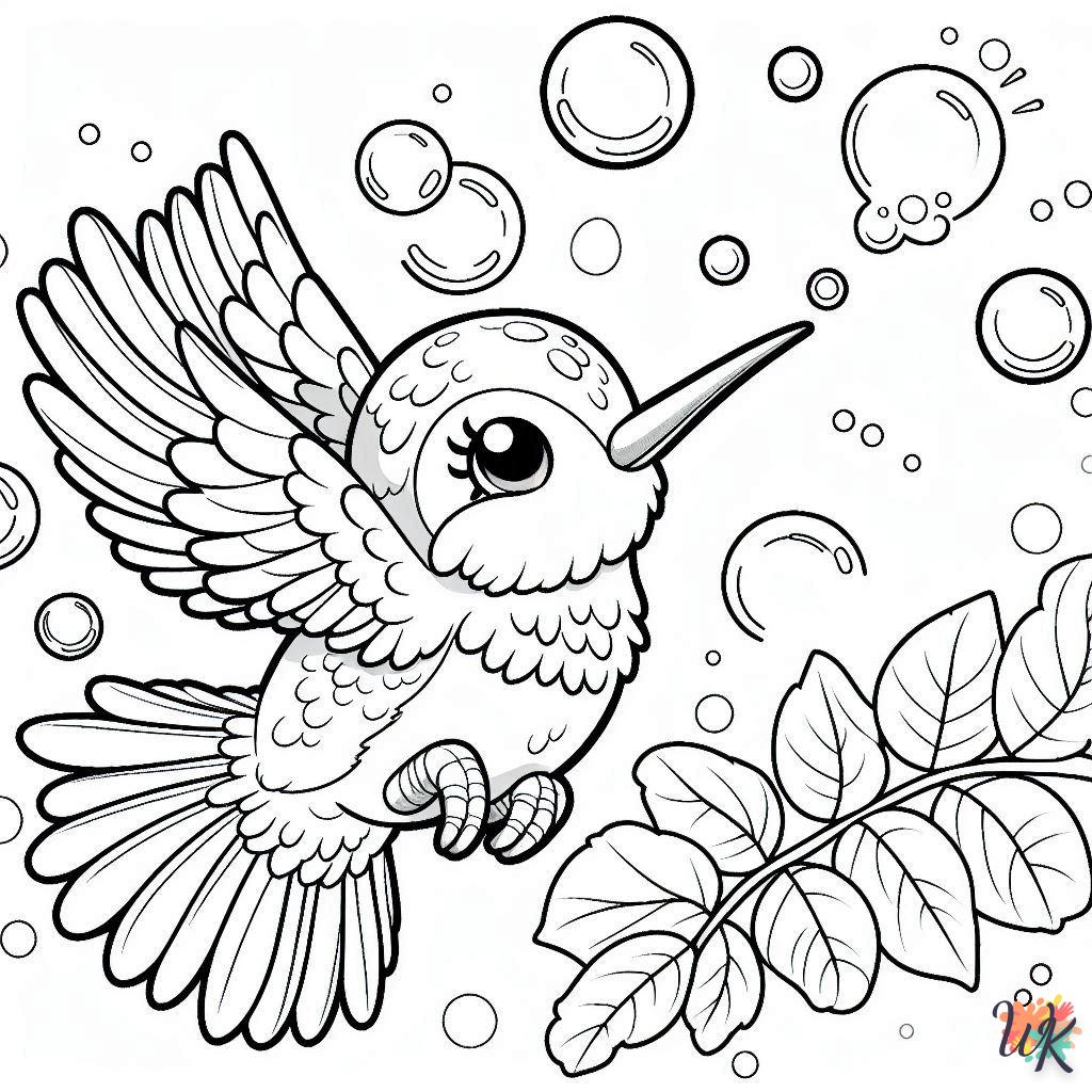 Dibujos Para Colorear Colibríes