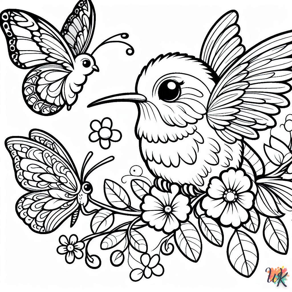 Dibujos Para Colorear Colibríes