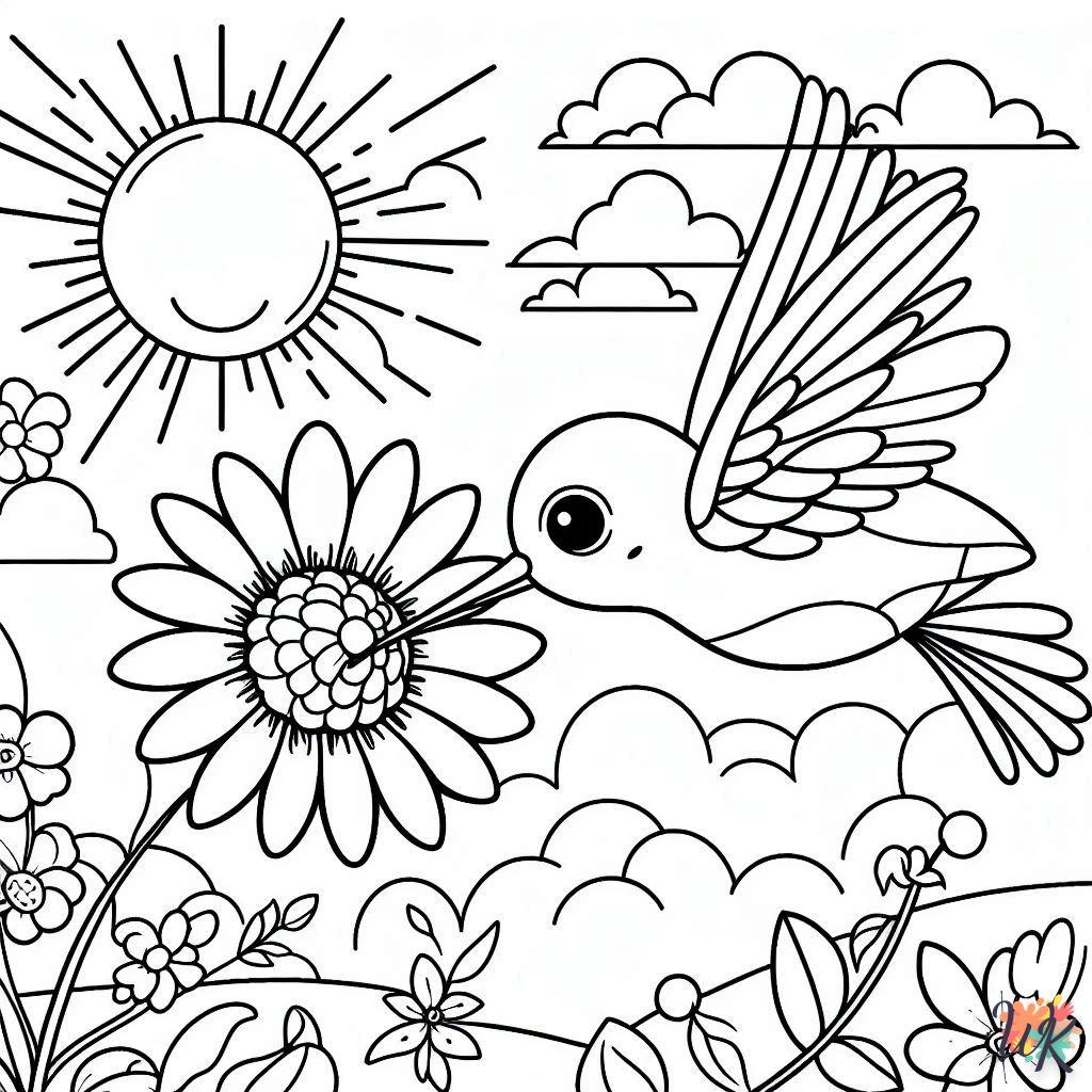 Dibujos Para Colorear Colibríes