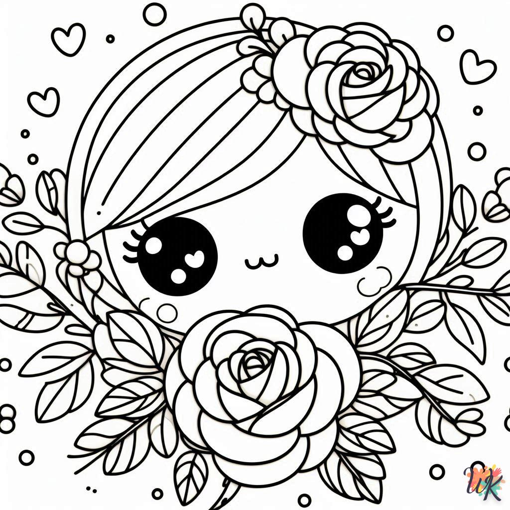 Dibujos Para Colorear Rosa