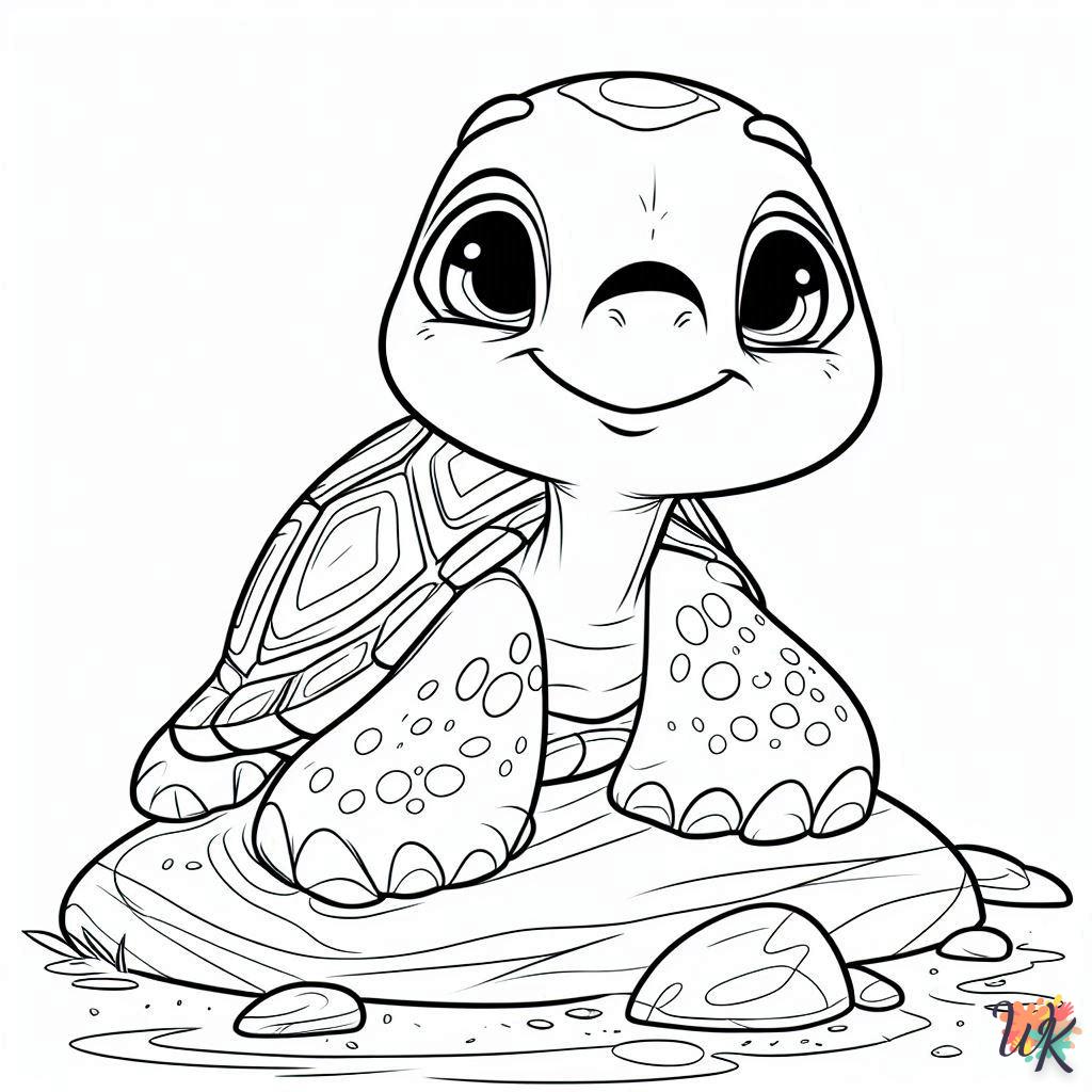 Dibujos Para Colorear Tortuga