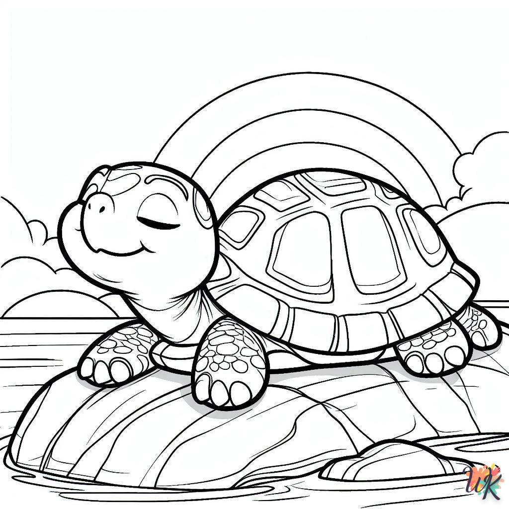 Dibujos Para Colorear Tortuga