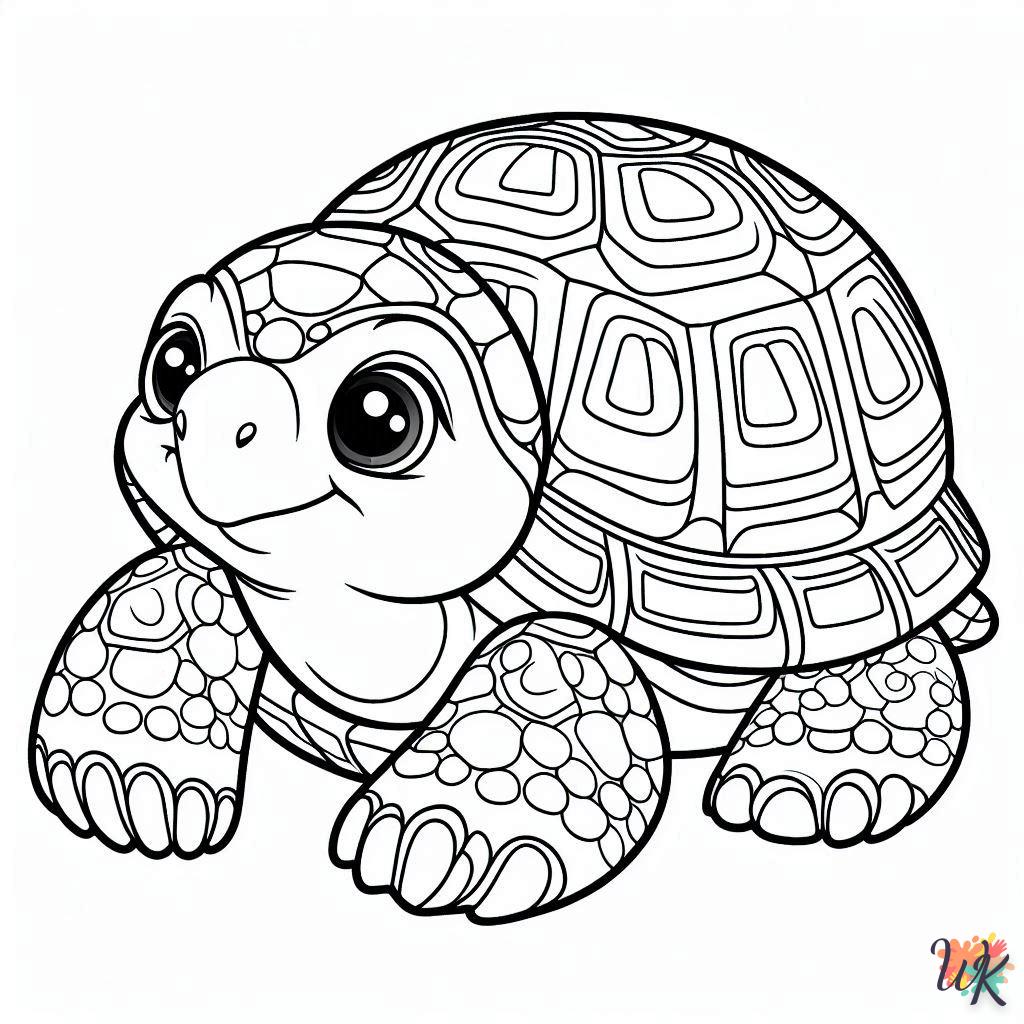 Dibujos Para Colorear Tortuga